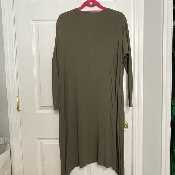 Mimu Maxi asymmetrical olive edge frock dress sold out - Picture 7 of 11